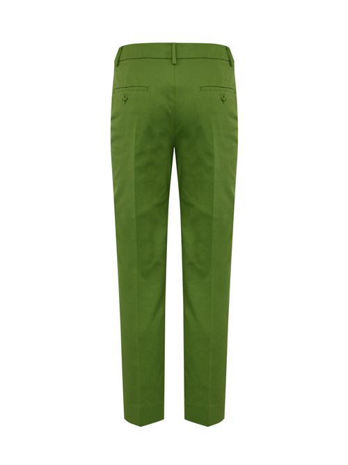 Pantalone Cecco in gabardina stretch Verde WEEKEND MAX MARA | 2515131042600015